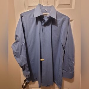 Men's Blue Dress Shirt
